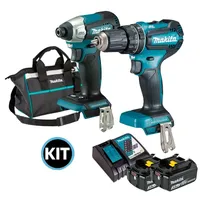 Dlx2286x Kit Combo De Ferramentas Dhp485 + Dtd155 18v Makita - imagem 1