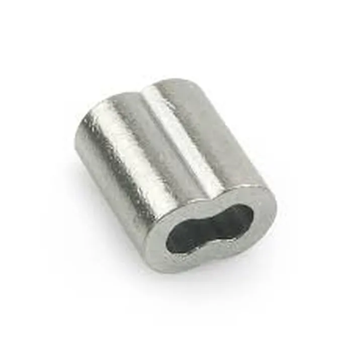 Grampo Prensa Cabo Em Aluminio 1/8'' X 16mm