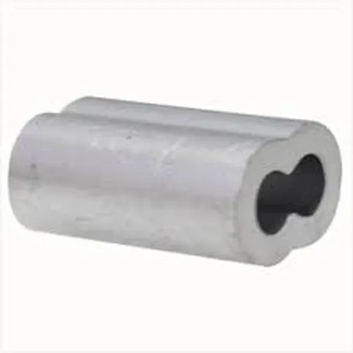 Grampo Prensa Cabo Em Aluminio 1/8'' X 16mm