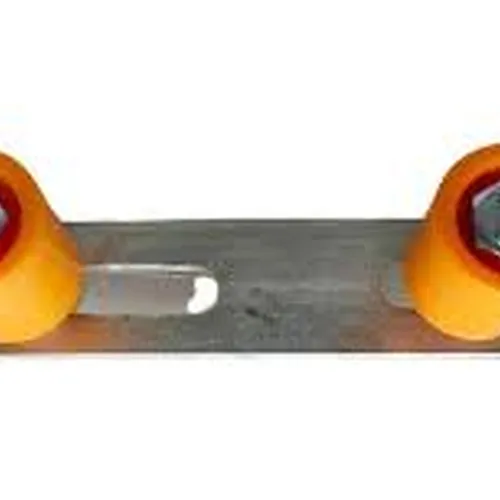 Guia Duplo De Nylon Com Rolete De 28MM X 35MM Poleto