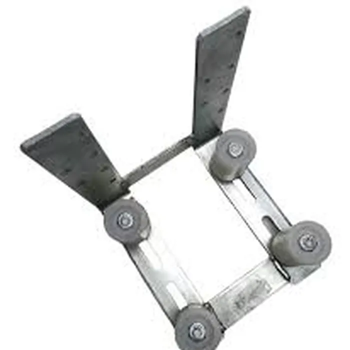 Guia Quadruplo Longo Com Rolete Nylon 36,7mmx46mm Rolport