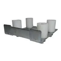 GUIA QUADRUPLO NY CURTO C/ ROLETE 28 X 35MM ZNC 6033.001 - imagem 1