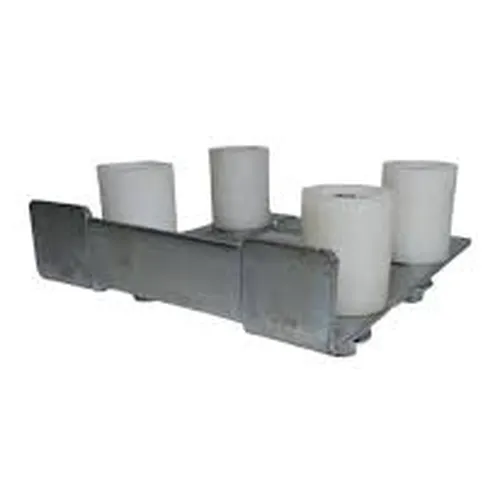 GUIA QUADRUPLO NY CURTO C/ ROLETE 28 X 35MM ZNC 6033.001