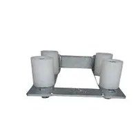 GUIA QUADRUPLO NY CURTO C/ ROLETE 28 X 35MM ZNC 6033.001 - imagem 3