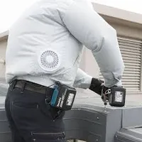 Jaqueta De Resfriamento A Bateria 18V e 12V Df207zl  Makita - imagem 1