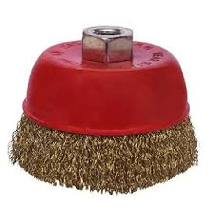 746059 Escova De Aço Carbono Tipo Copo Diâmetro 100mm Rosca M14 Mtx