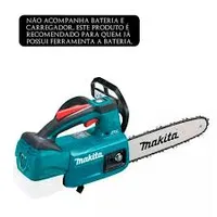 Motosserra 250mm A Bateria 18V Duc254z Makita + Brinde - imagem 2