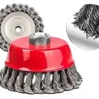 746289 Escova De Aço Tipo Copo Torcida Diâmetro 100mm Rosca M14 Mtx - imagem 3