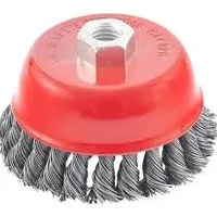 746299 Escova De Aço Tipo Copo Torcida Diâmetro 150mm Rosca M14 Mtx - imagem 1