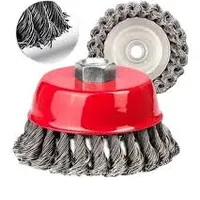 746299 Escova De Aço Tipo Copo Torcida Diâmetro 150mm Rosca M14 Mtx - imagem 3