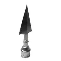 Ponta De Lança Em Aluminio Art 1/2'' Com Anel Brilhante - imagem 1