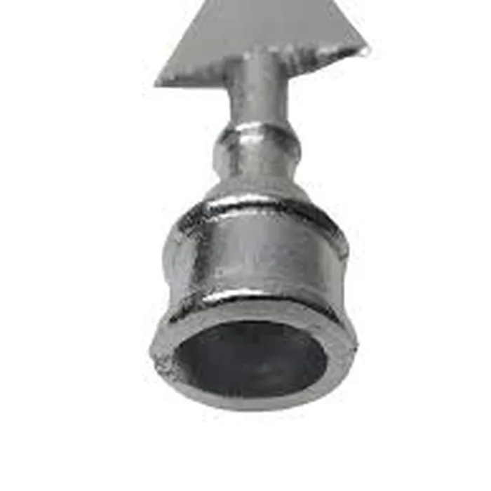 Ponta De Lança Modelo Art Em Aluminio Para Tubo 3/4'' Com Anel