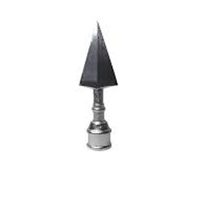 Ponta De Lança Modelo Art Em Aluminio Para Tubo 3/4'' Com Anel