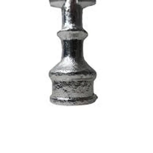 Ponta De Lança Modelo Lirio Em Aluminio Para Tubo 3/4''