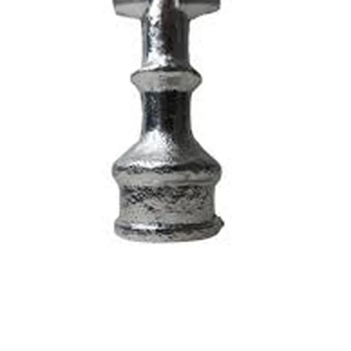Ponta De Lança Modelo Lirio Em Aluminio Para Tubo 3/4''