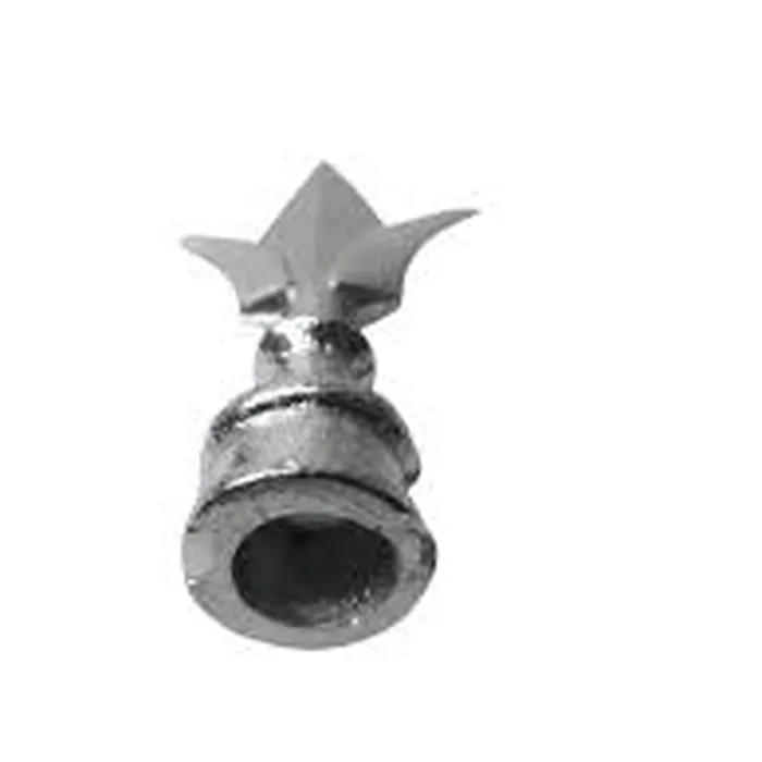 Ponta De Lança Modelo Lirio Em Aluminio Para Tubo 3/4''