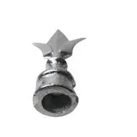 Ponta De Lança Modelo Lirio Em Aluminio Para Tubo 5/8'' - imagem 2