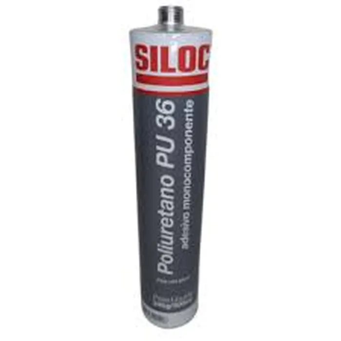 PU 36 CINZA POLIURETANO TUBO 300ML/345GR SILOC