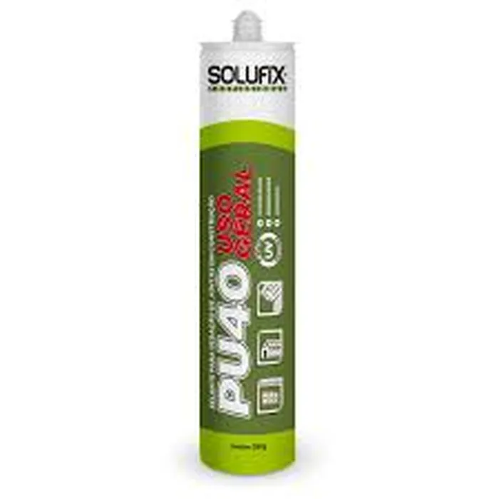 Pu 40 Uso Geral Cinza Tubo 380Gr Solufix