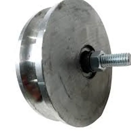 ROLDANA AÇO 4 X 28 MM U FERRO 1/2 S/EIXO C/2 ROL  ZINC