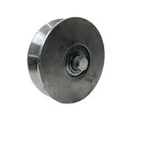 ROLDANA AÇO 4 X 28 MM V S/EIXO C/2 ROLAMENTO ZINC (C/PARAF) - imagem 2