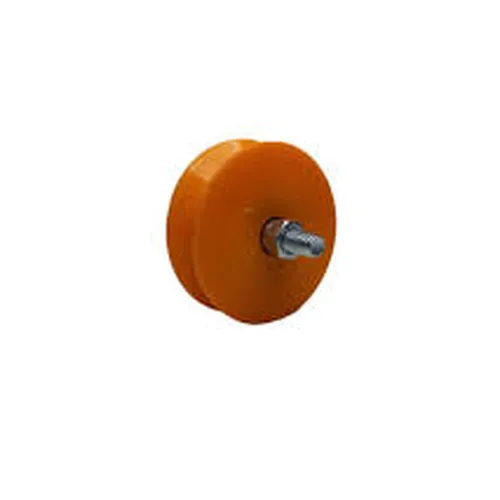 Roldana De 2.1/2'' Cava V Em Nylon Poleto