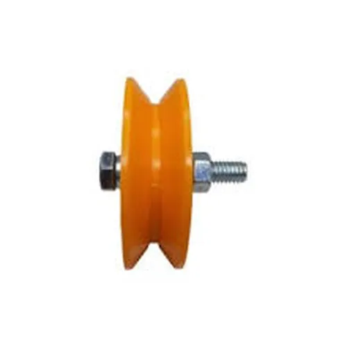 Roldana De 2.1/2'' Cava V Em Nylon Poleto
