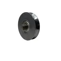 Roldana De Aço 2.1/2'' Com Cava V 19mm Com Eixo - imagem 1