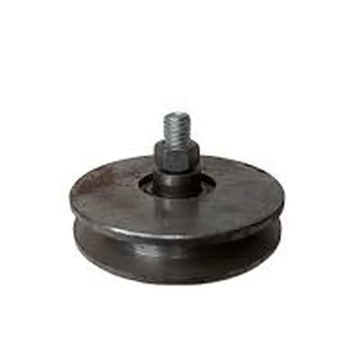 Roldana De Aço 3'' 16mm Cava Quadrada 10x10 Com Parafuso