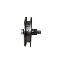 Roldana De Aço 3'' 16mm Cava Quadrada 10x10 Com Parafuso - imagem 3
