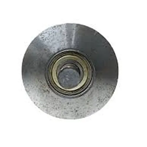 Roldana De Aço 3'' Com Cava V 28mm Com Pino