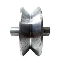 Roldana De Aço 3'' Com Cava V 28mm Com Pino - imagem 3