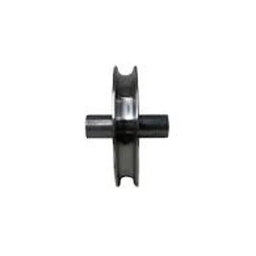 Roldana De Aço 4'' Cava U 15mm Com Pino