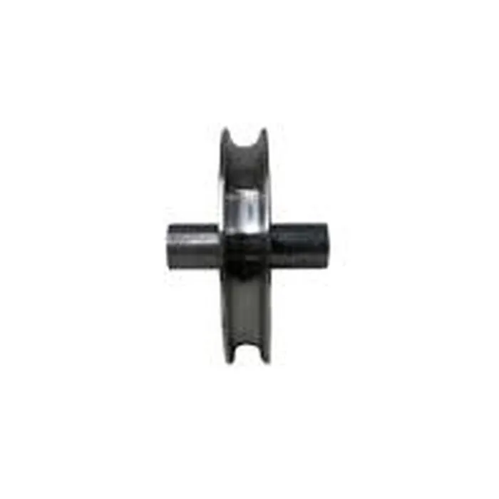Roldana De Aço 4'' Cava U 15mm Com Pino