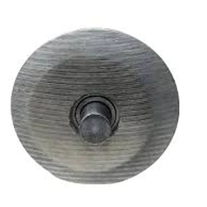 Roldana De Aço 4'' Com Cava 16mm Quadrada 10x10 Com Pino