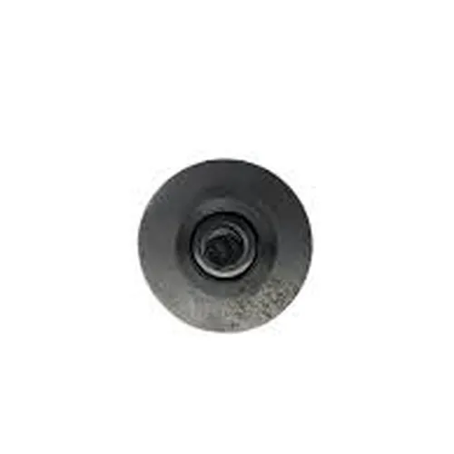 Roldana De Aço 5'' Com Cava V 19mm Com Parafuso