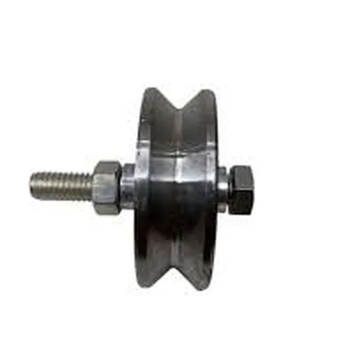 Roldana De Aço De 2'' Com Cava V 16mm Com Parafuso 5/16''