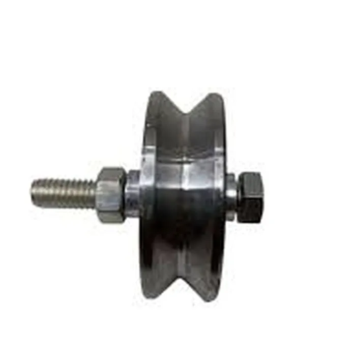 Roldana De Aço De 2'' Com Cava V 16mm Com Parafuso 5/16''