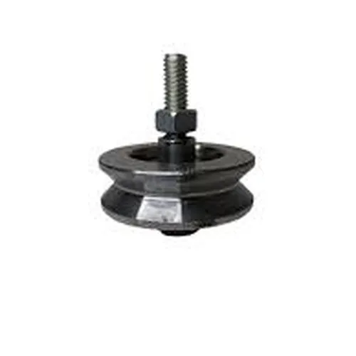 Roldana De Aço De 2'' Com Cava V 16mm Com Parafuso 5/16''