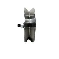 Roldana De Aço Dupla 5'' Cava 32mm Perfil  - imagem 2