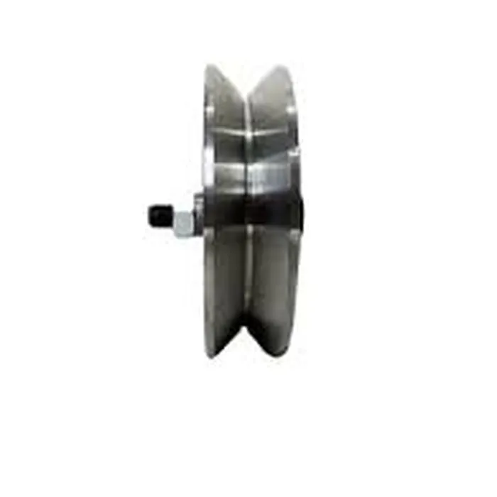 Roldana De Aço Dupla 5'' Cava 32mm Perfil 