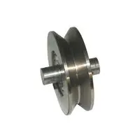 Roldana De Ferro Fundido 4'' Cava V Com Pino - imagem 1