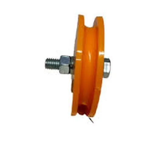 Roldana De Nylon Lisa 3'' Cava U Para Cabo