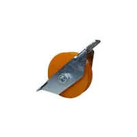 Roldana Em Nylon De 2.1/2'' Cava V Com Caixa Aberta - imagem 1