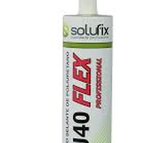 Selante de Poliuretano PU 40 Flex Cinza Solufix 300ml/345g