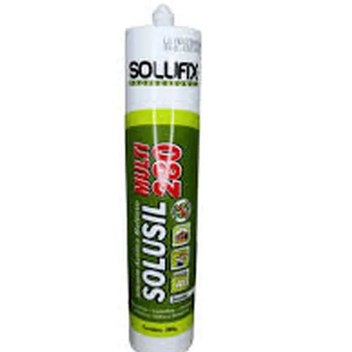 Silicone Acético Incolor Mult 280 Solufix 260g