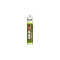 Silicone Acético Universal Preto 230g Solufix - imagem 1