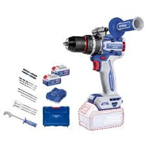 Parafusadeira/Furadeira de Impacto 1/2"  Tramontina Total (Kit completo)