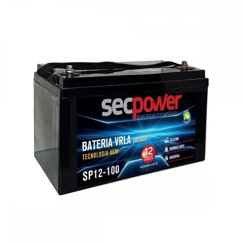 Bateria Sec Power Estacionária 100Ah
