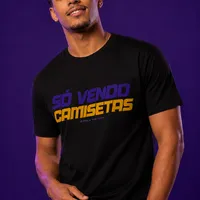 Camiseta Escudo SV — Preta - imagem 2